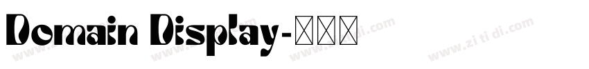 Domain Display字体转换